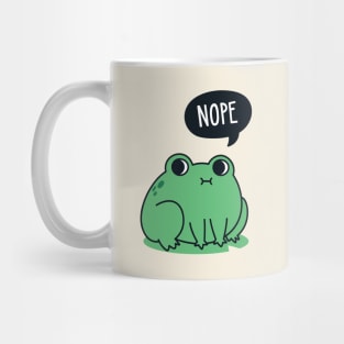 Nope Frog Mug